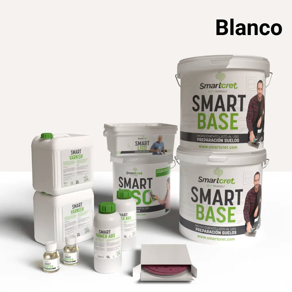 Kit microcemento para ducha de pladur o yeso de 16 m²
