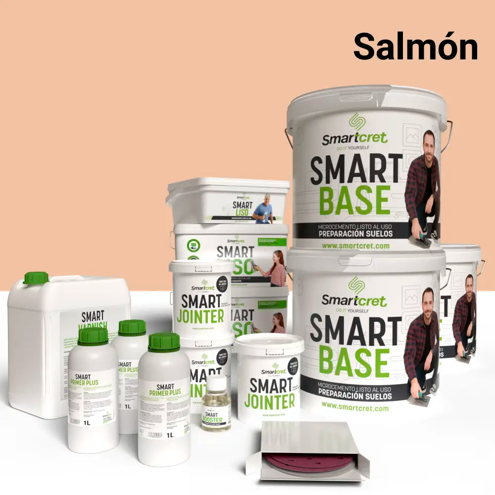 Kit de béton ciré pour murs de cuisine carrelés de 24 m²