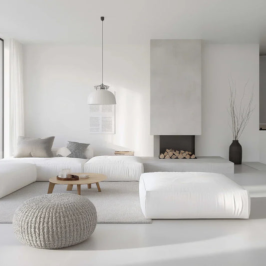 Tu casa merece una chimenea de microcemento, ¡súmate a la moda DIY!