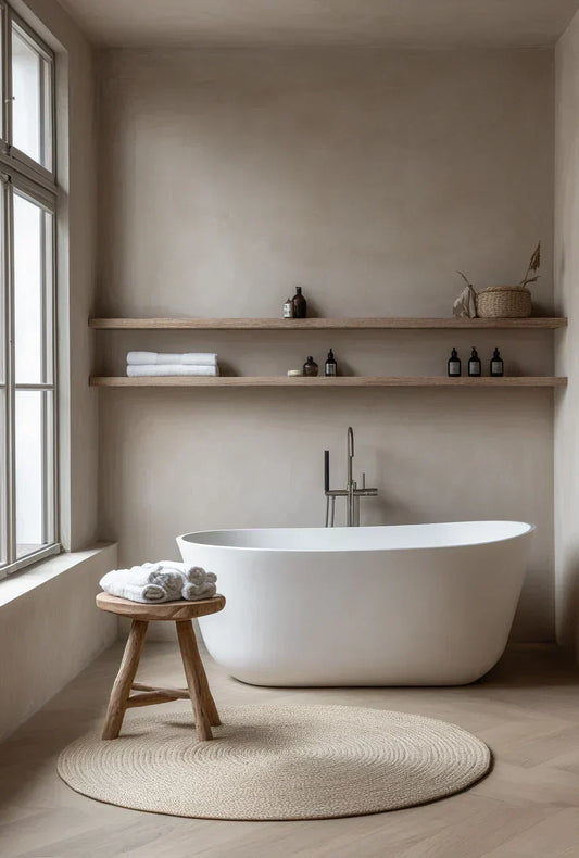 Ideas para paredes de microcemento en el baño a las que no podrás resistirte