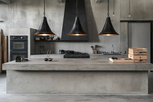 Descubre por qué amarás la encimera de microcemento en tu casa