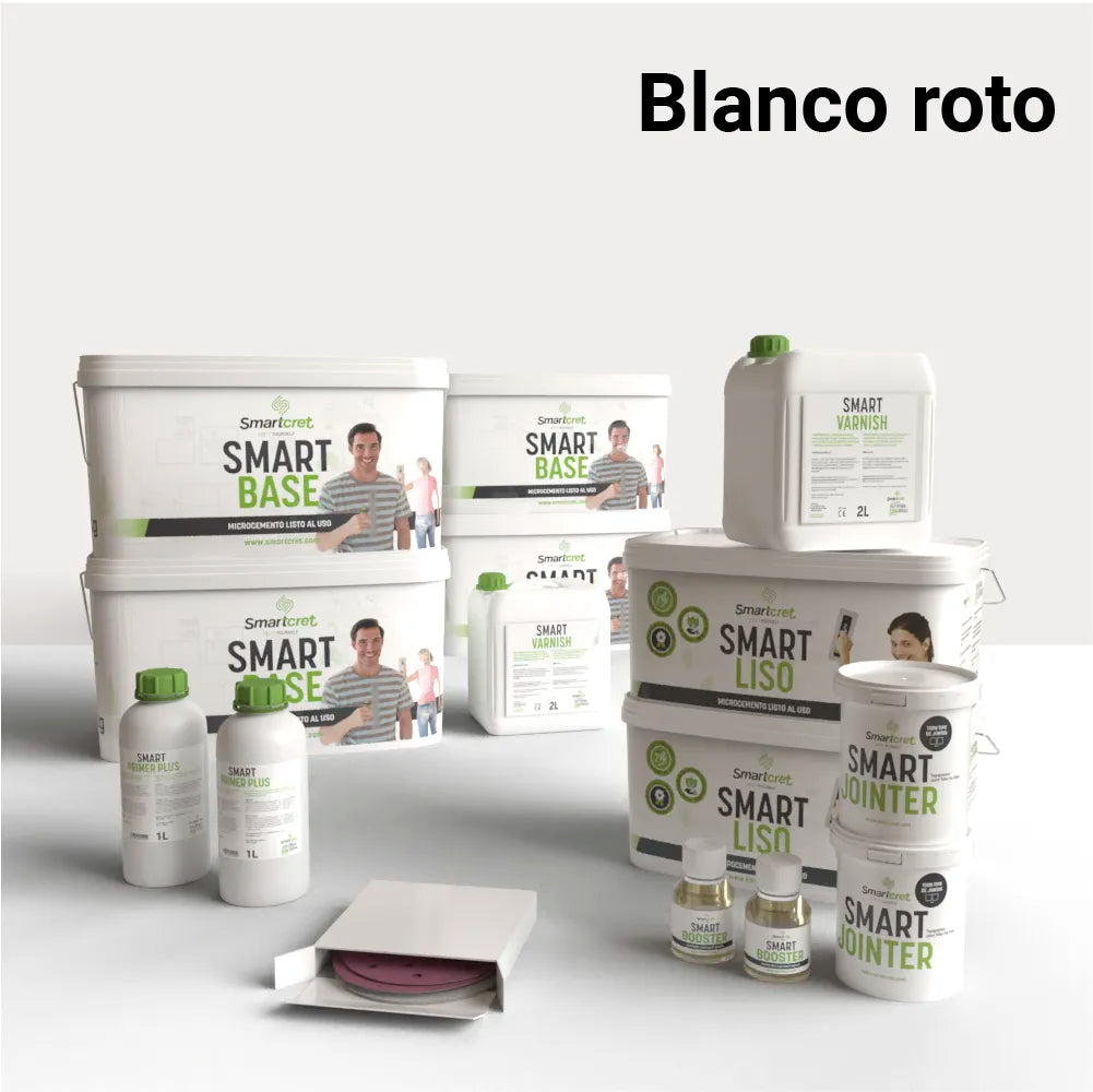 Kit de microcemento para paredes de exterior