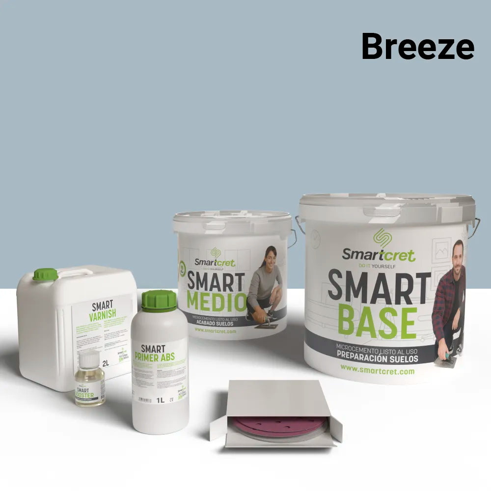 Kit béton ciré pour sol de cuisine en ciment ou béton de 8 m²