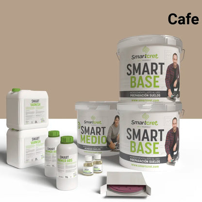 Kit béton ciré pour sol de cuisine en ciment ou béton de 16 m²