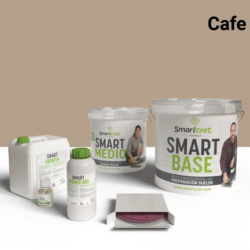 Kit béton ciré pour sol de cuisine en ciment ou béton de 8 m²