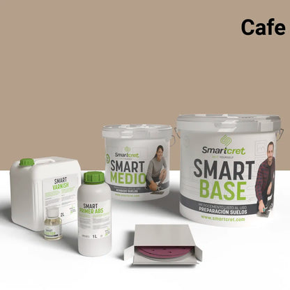 Kit béton ciré pour sol de cuisine en ciment ou béton de 8 m²