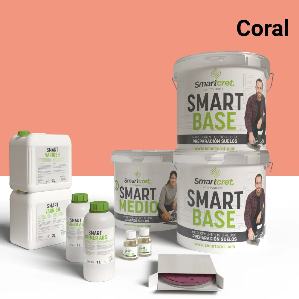 Kit béton ciré pour sol de cuisine en ciment ou béton de 16 m²