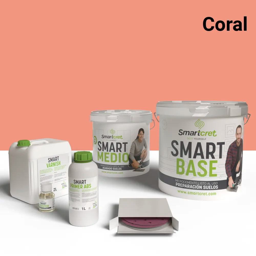 Kit béton ciré pour sol de cuisine en ciment ou béton de 8 m²