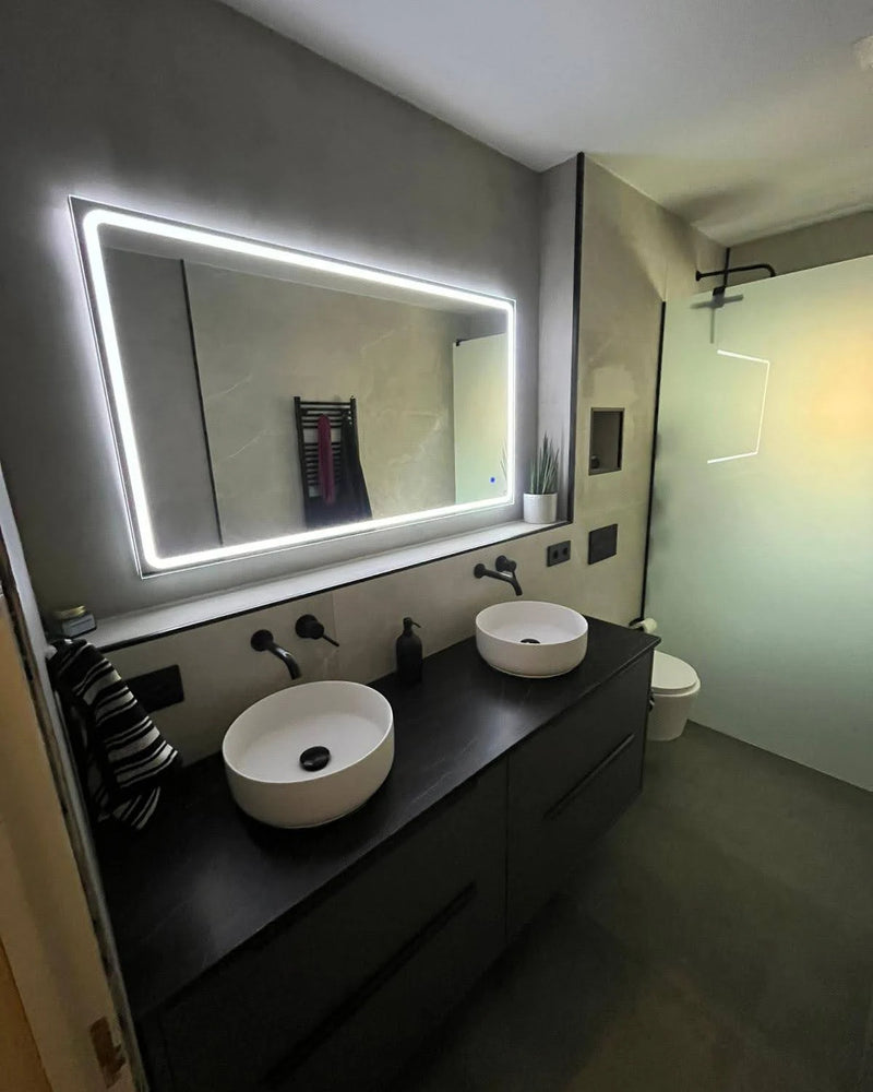 Lucía Agatiello’s bathroom, after