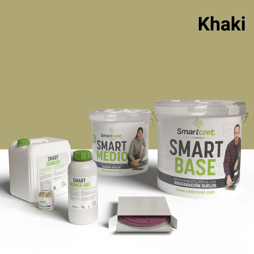 Kit béton ciré pour sol de cuisine en ciment ou béton de 8 m²