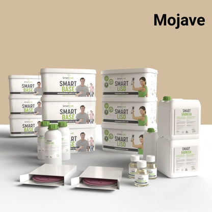 Kit de microcemento para baño de 24 m², color Mojave
