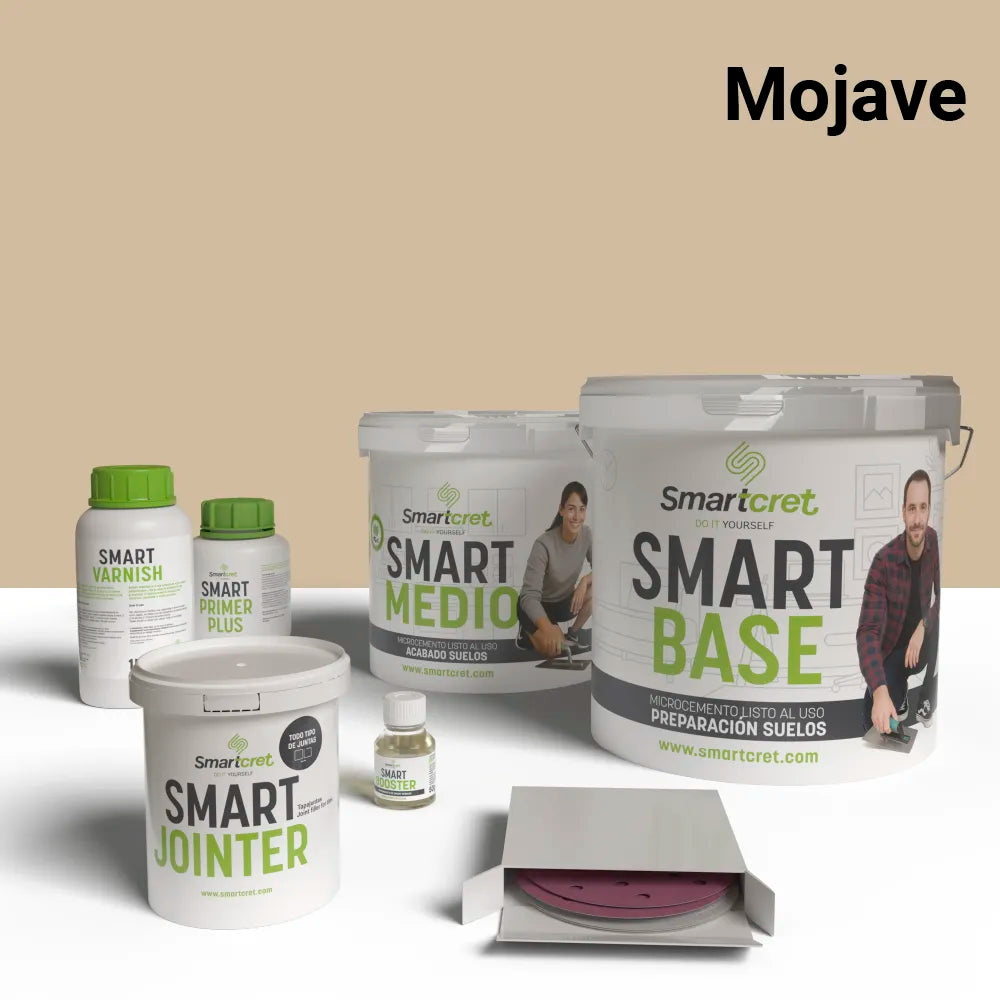 Kit béton ciré pour sols de cuisine carrelés de 4 m²