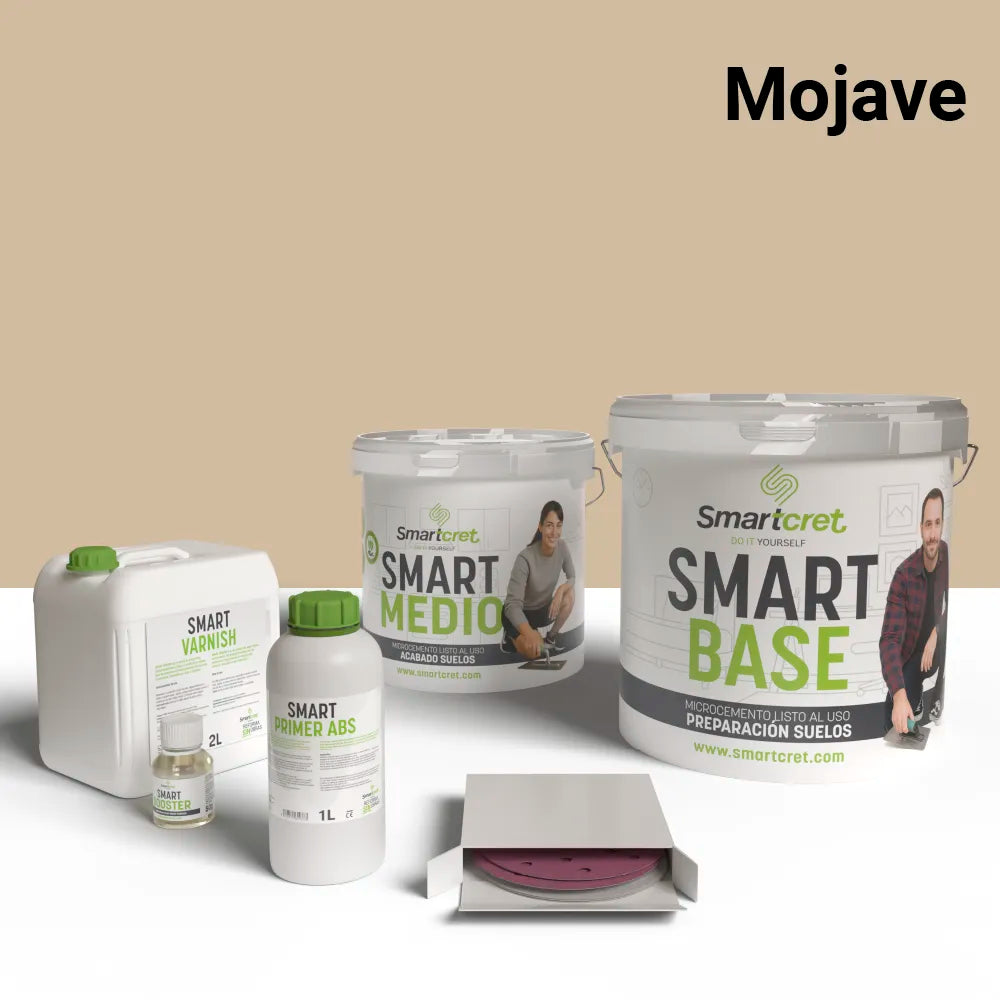 Kit béton ciré pour sol de cuisine en ciment ou béton de 8 m²