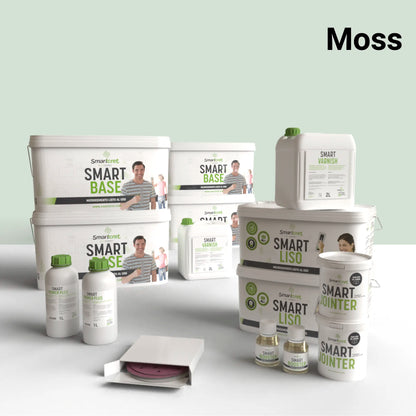 Kit de microcemento para cocina de 16 m², color Moss