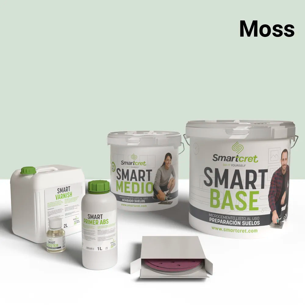 Kit béton ciré pour sol de cuisine en ciment ou béton de 8 m²