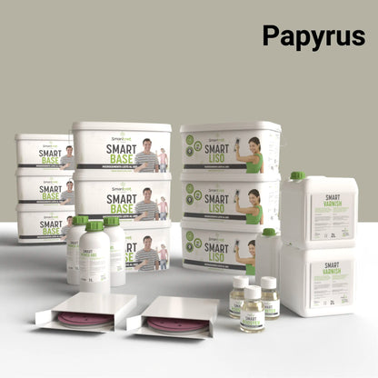 Kit de microcemento para cocina de 24 m², color Papyrus