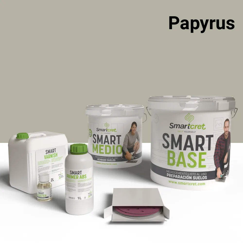 Kit béton ciré pour sol de cuisine en ciment ou béton de 8 m²