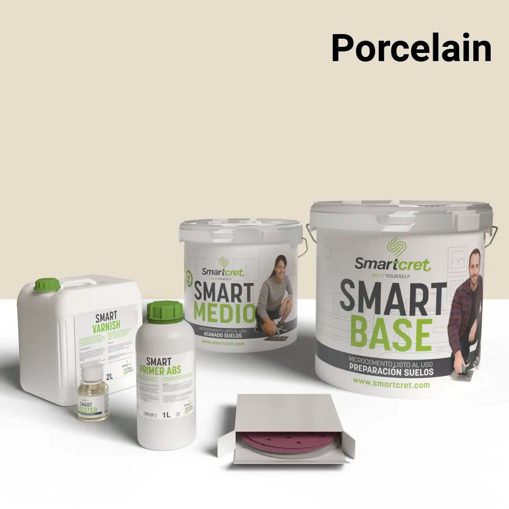 Kit béton ciré pour sol de cuisine en ciment ou béton de 8 m²