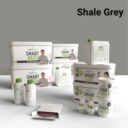 Kit de microcemento para cocina de 16 m², color Shale Grey