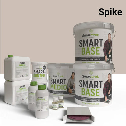 Kit béton ciré pour sols de cuisine carrelés de 16 m²