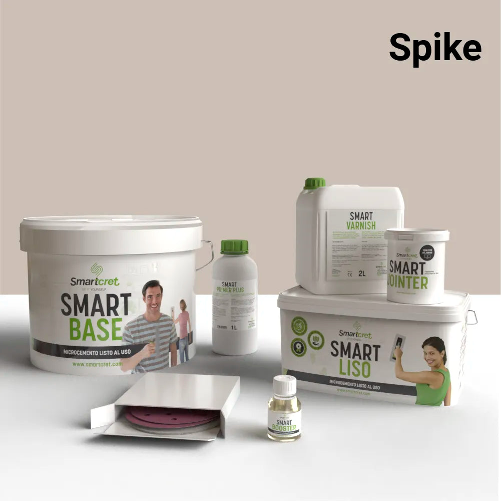 Kit de microcemento para cocina de 8 m², color Spike