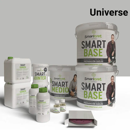 Microcement kit for 16m² tiled stairs