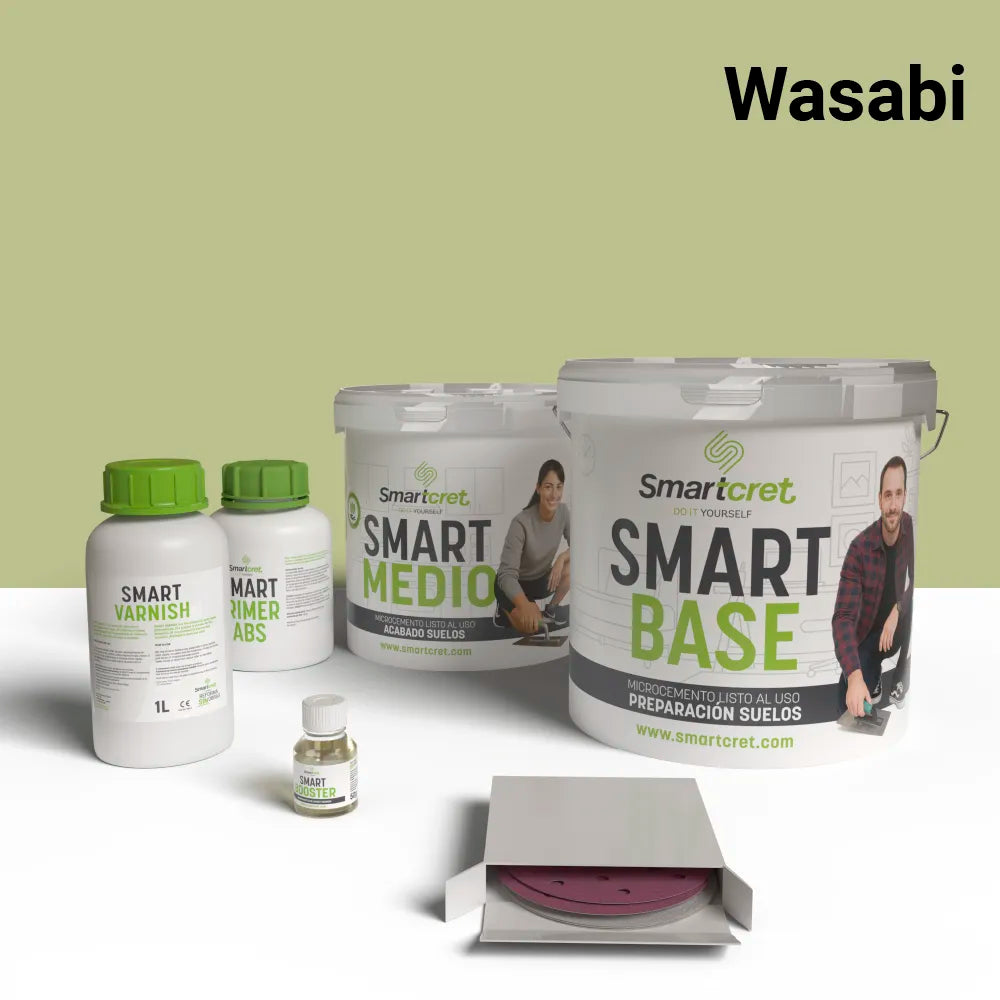 Kit béton ciré pour sol de cuisine en ciment ou béton de 4 m²