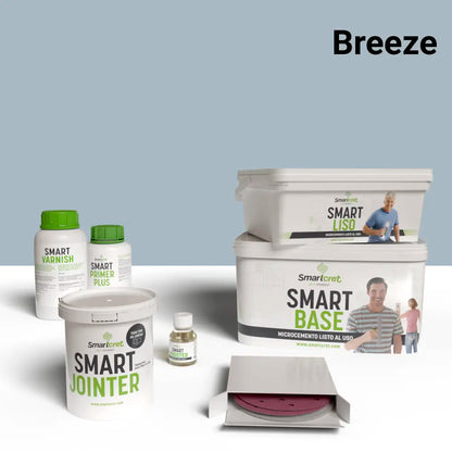 Mikrozement-Set für 4 m² geflieste Küchenwände