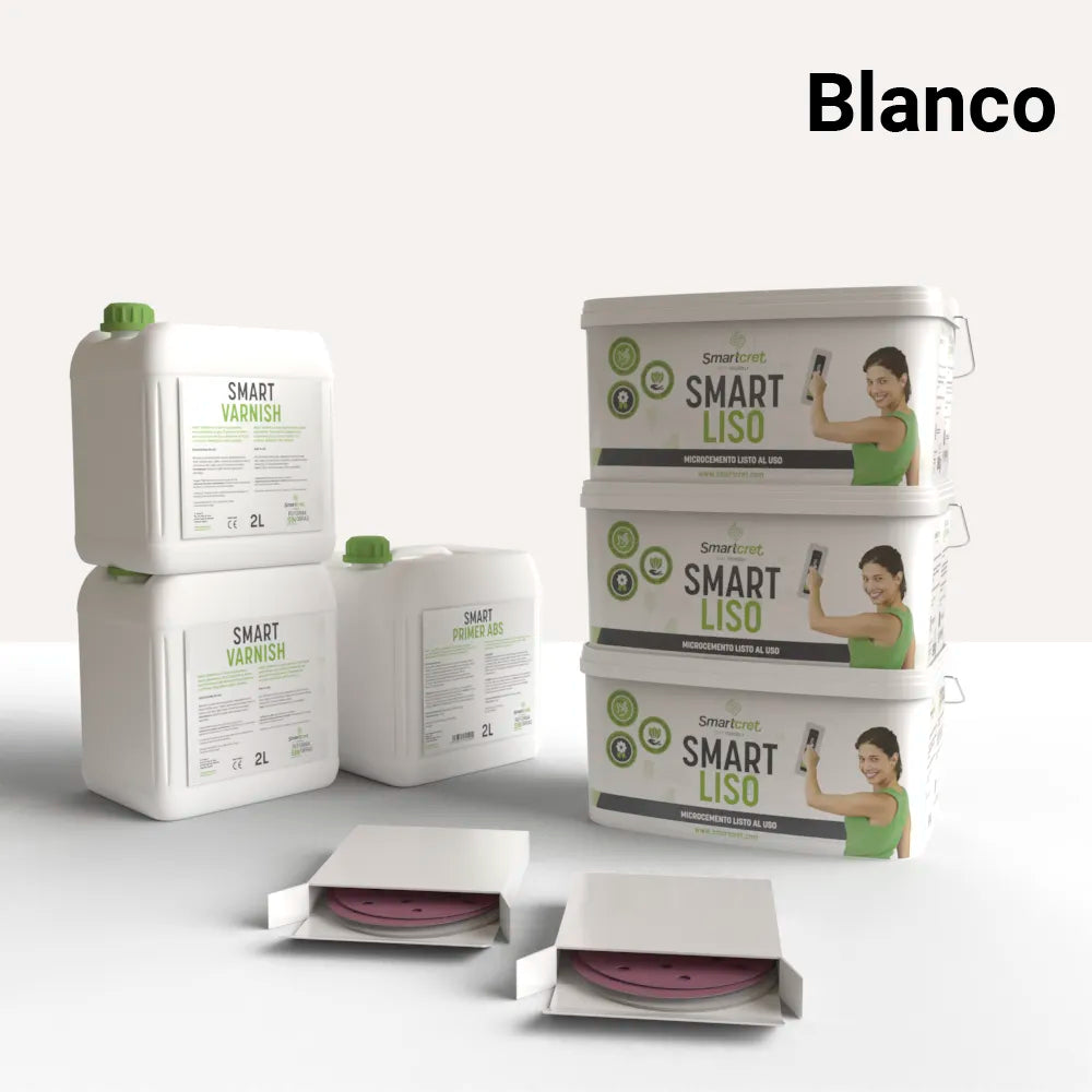  Microcement kit for 18m² cement or concrete fireplace