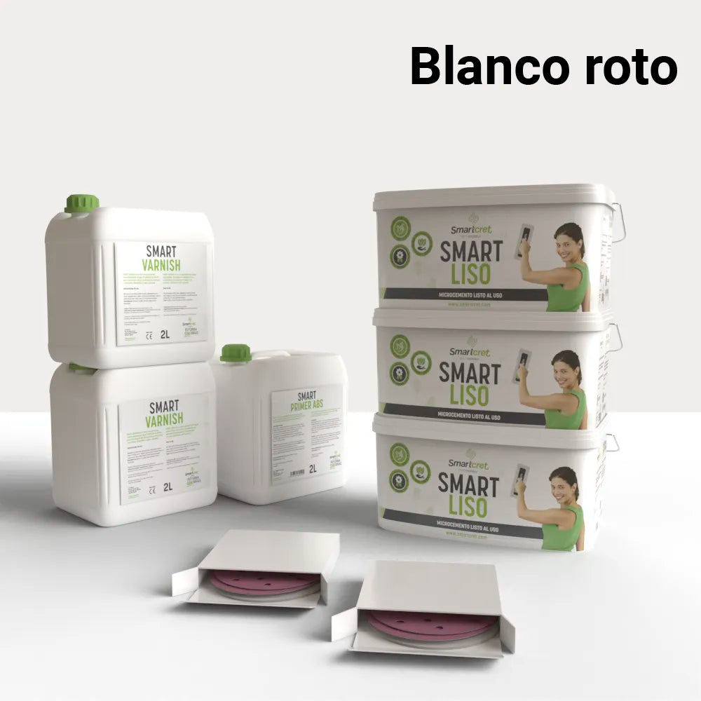  Microcement kit for 18m² cement or concrete fireplace