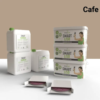  Microcement kit for 18m² cement or concrete fireplace