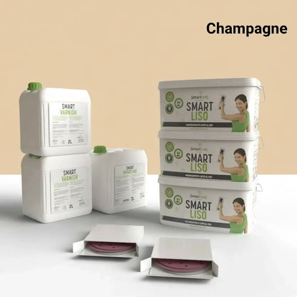  Microcement kit for 18m² cement or concrete fireplace