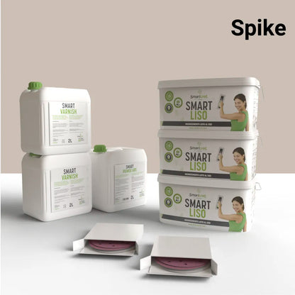  Microcement kit for 18m² cement or concrete fireplace