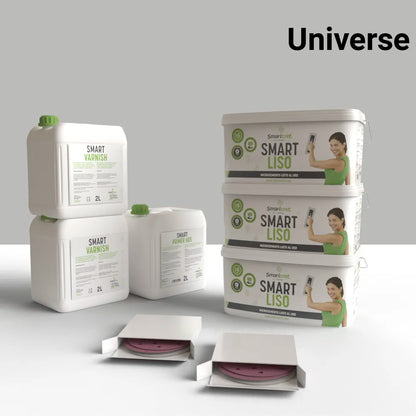  Microcement kit for 18m² cement or concrete fireplace