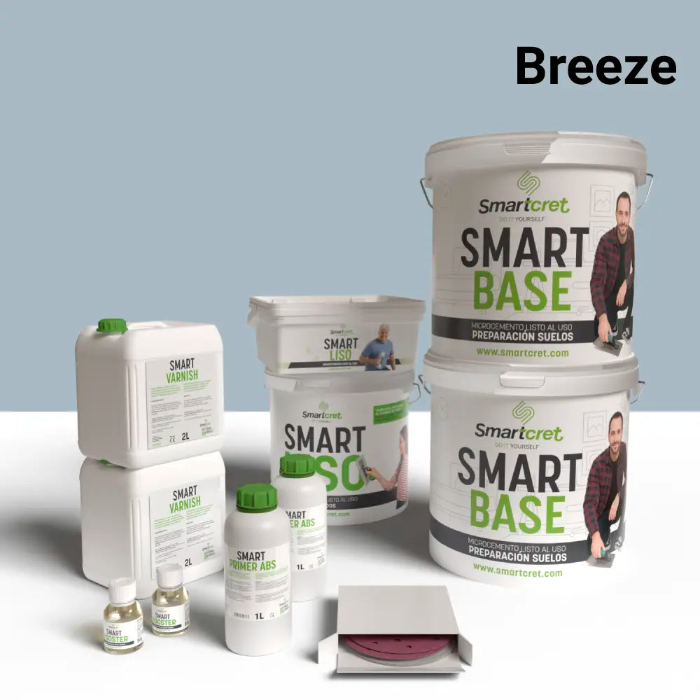 Kit béton ciré pour douche en placo ou plâtre de 16 m²