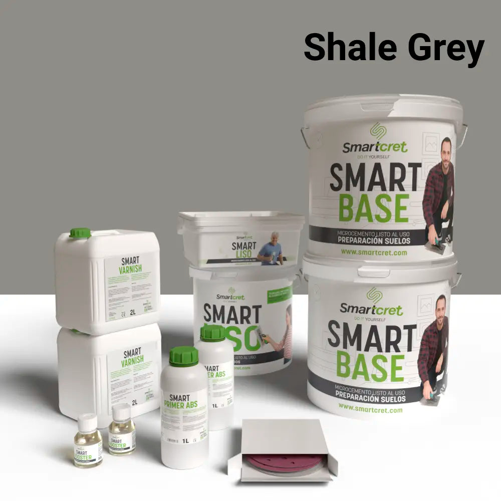 Kit béton ciré pour douche en placo ou plâtre de 16 m²