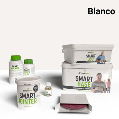 4 m² microcement kit for tiled showers