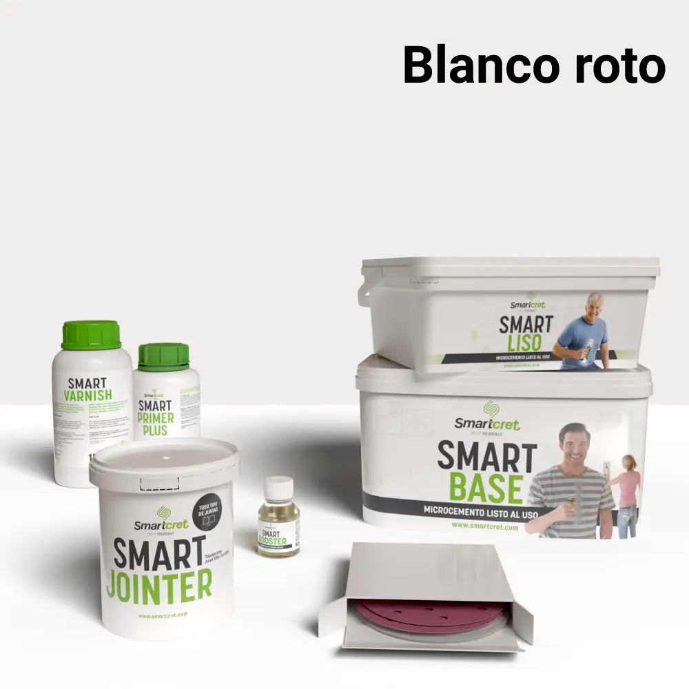 4 m² microcement kit for tiled showers