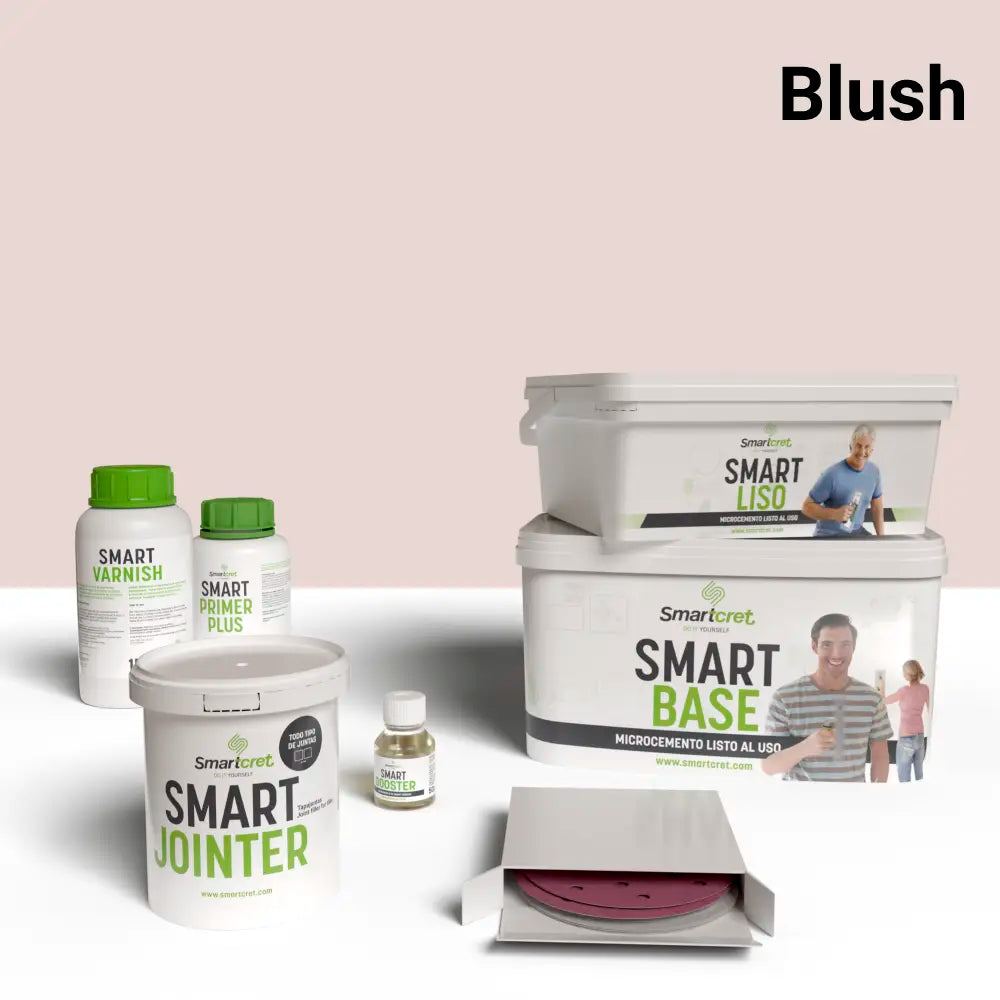 4 m² microcement kit for tiled showers