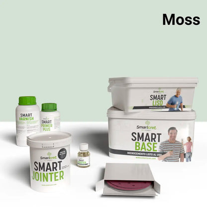 4 m² microcement kit for tiled showers