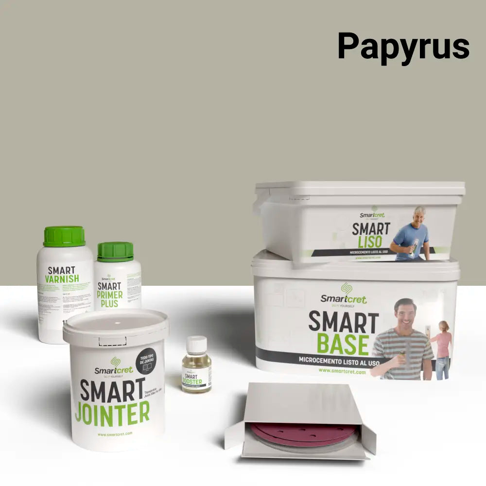 4 m² microcement kit for tiled showers