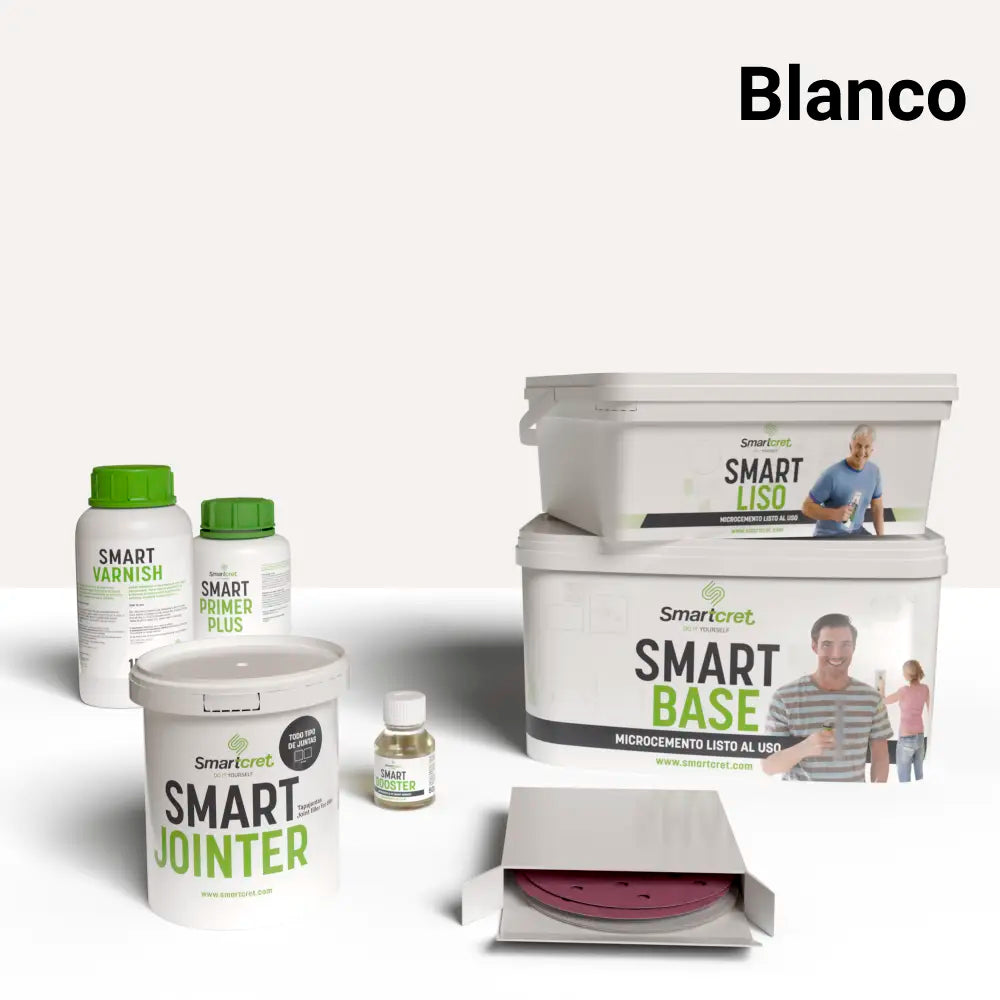 Kit de béton ciré pour plan de travail carrelé de 4 m²