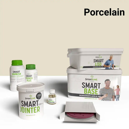 Kit de béton ciré pour plan de travail carrelé de 4 m²