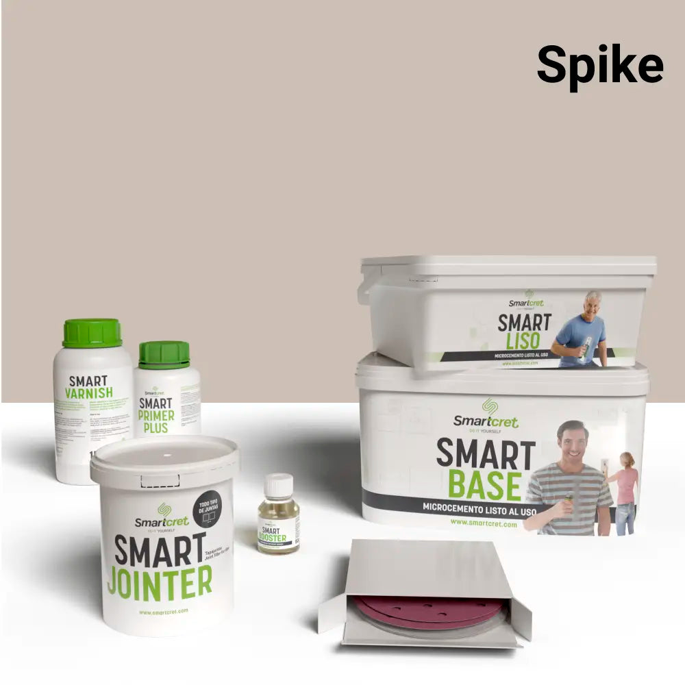 Kit de béton ciré pour plan de travail carrelé de 4 m²