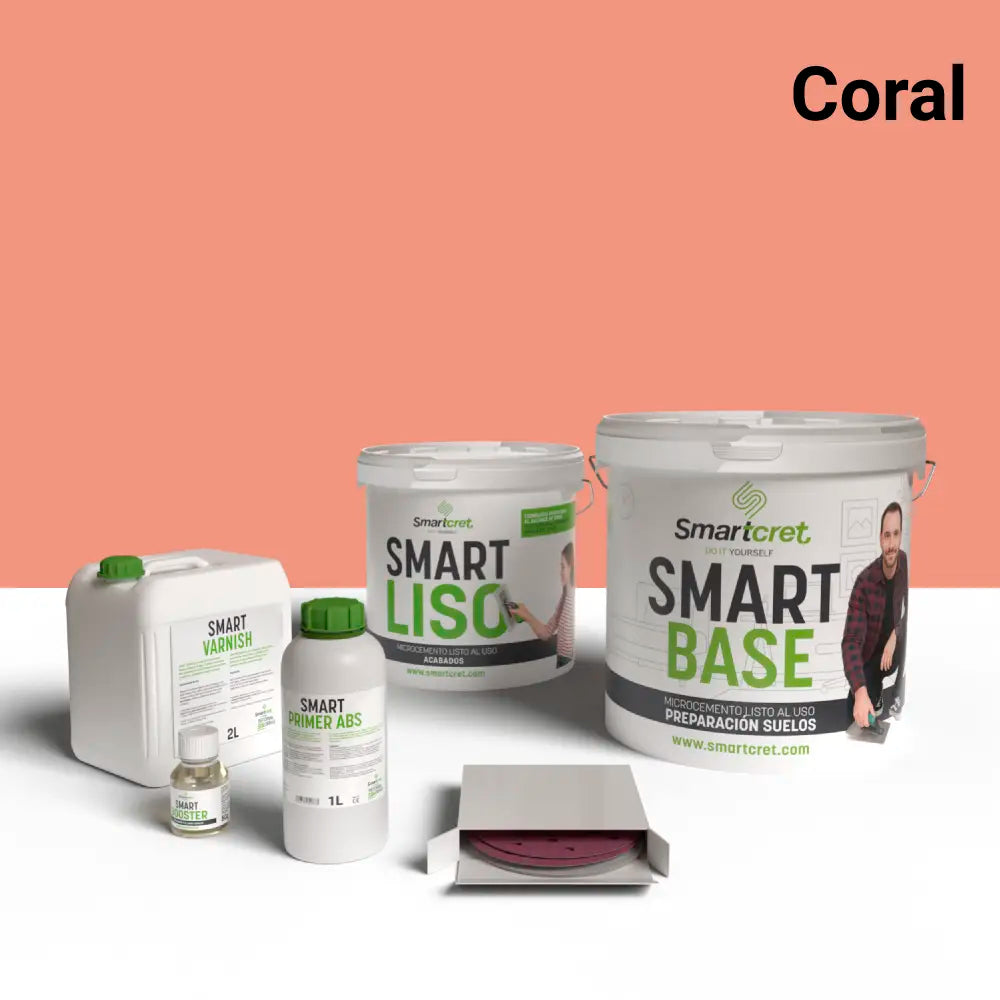 8 m² microcement kit for concrete countertops