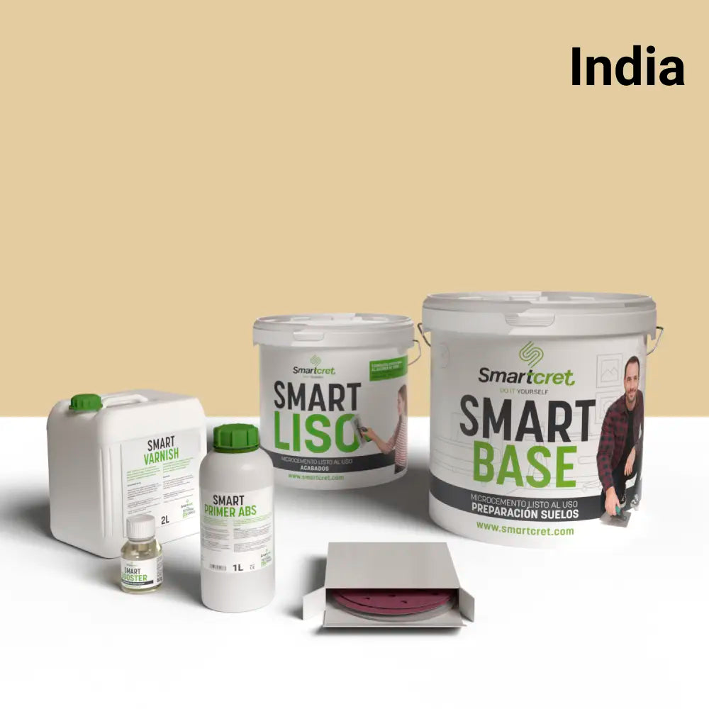 8 m² microcement kit for concrete countertops