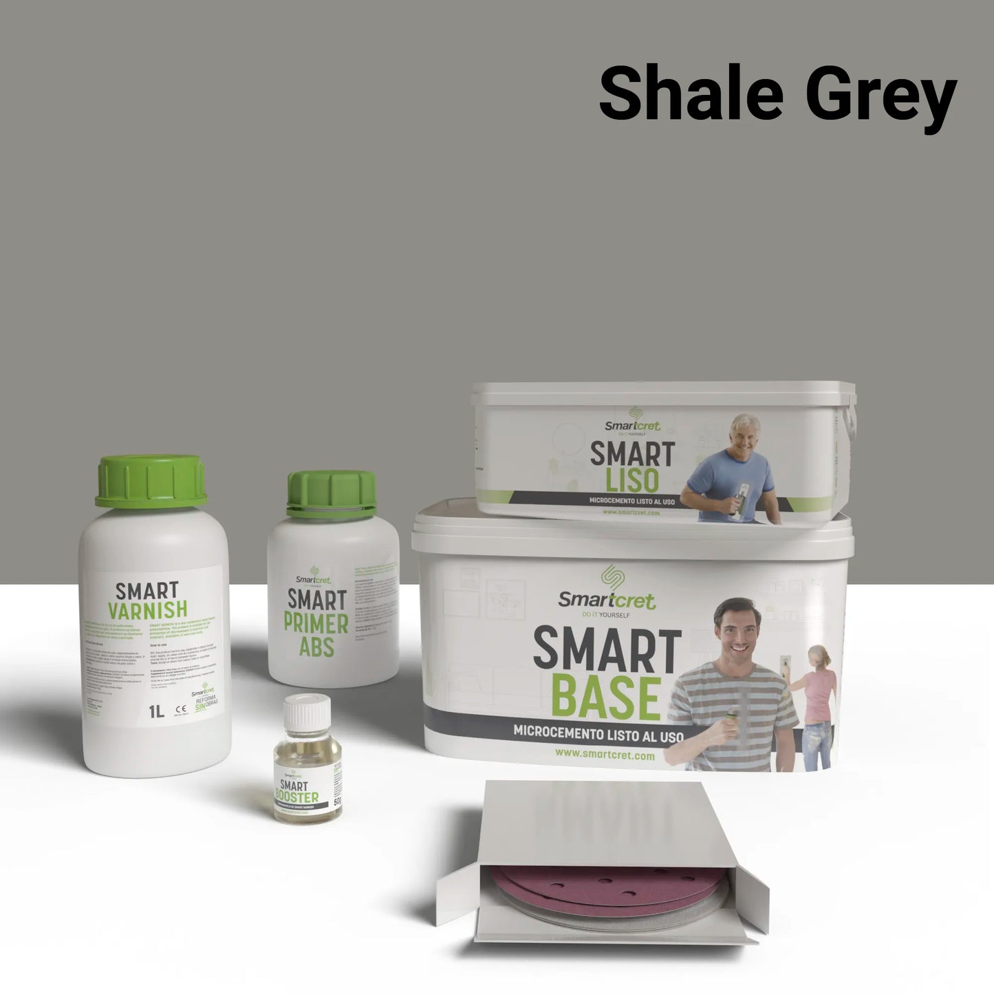 4 m² microcement kit for concrete countertops