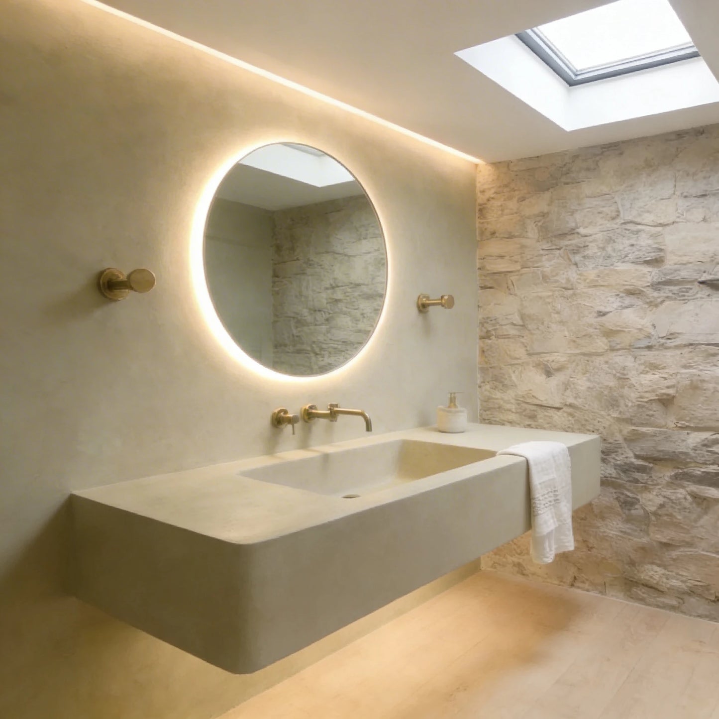 Retkit Kit de microcemento para lavabo de obra de 4 m²