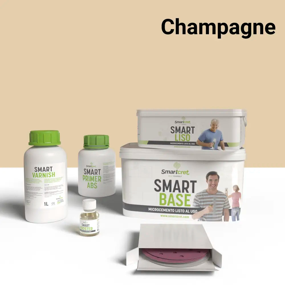 Kit microcemento per lavabo in cemento o calcestruzzo da 4 m²