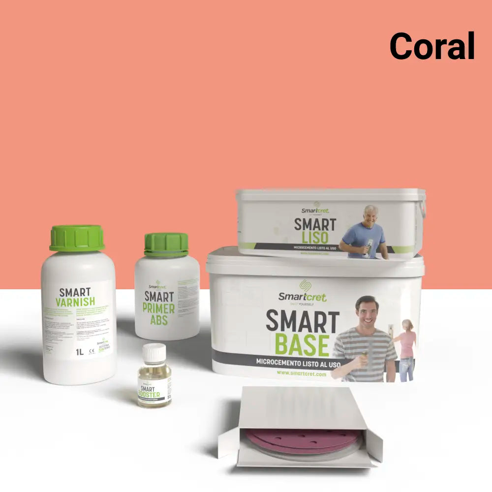 Kit microcemento per lavabo in cemento o calcestruzzo da 4 m²